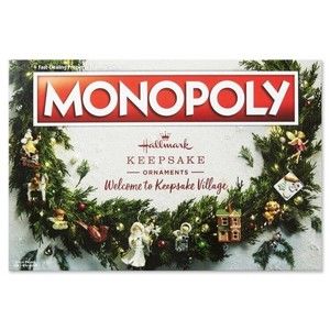 MONOPOLY ~ “Welcome to Keepsake Village” ~ Keepsake Ornaments Monopoly Game ~New